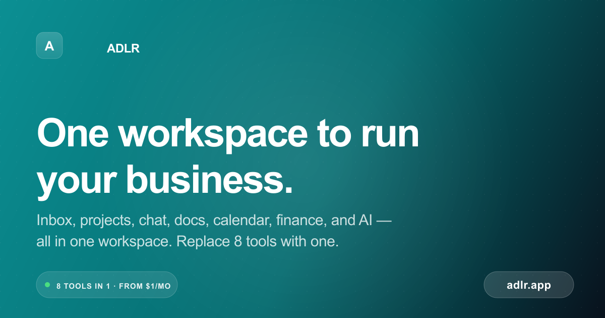 ADLR | The AI Business Operating System